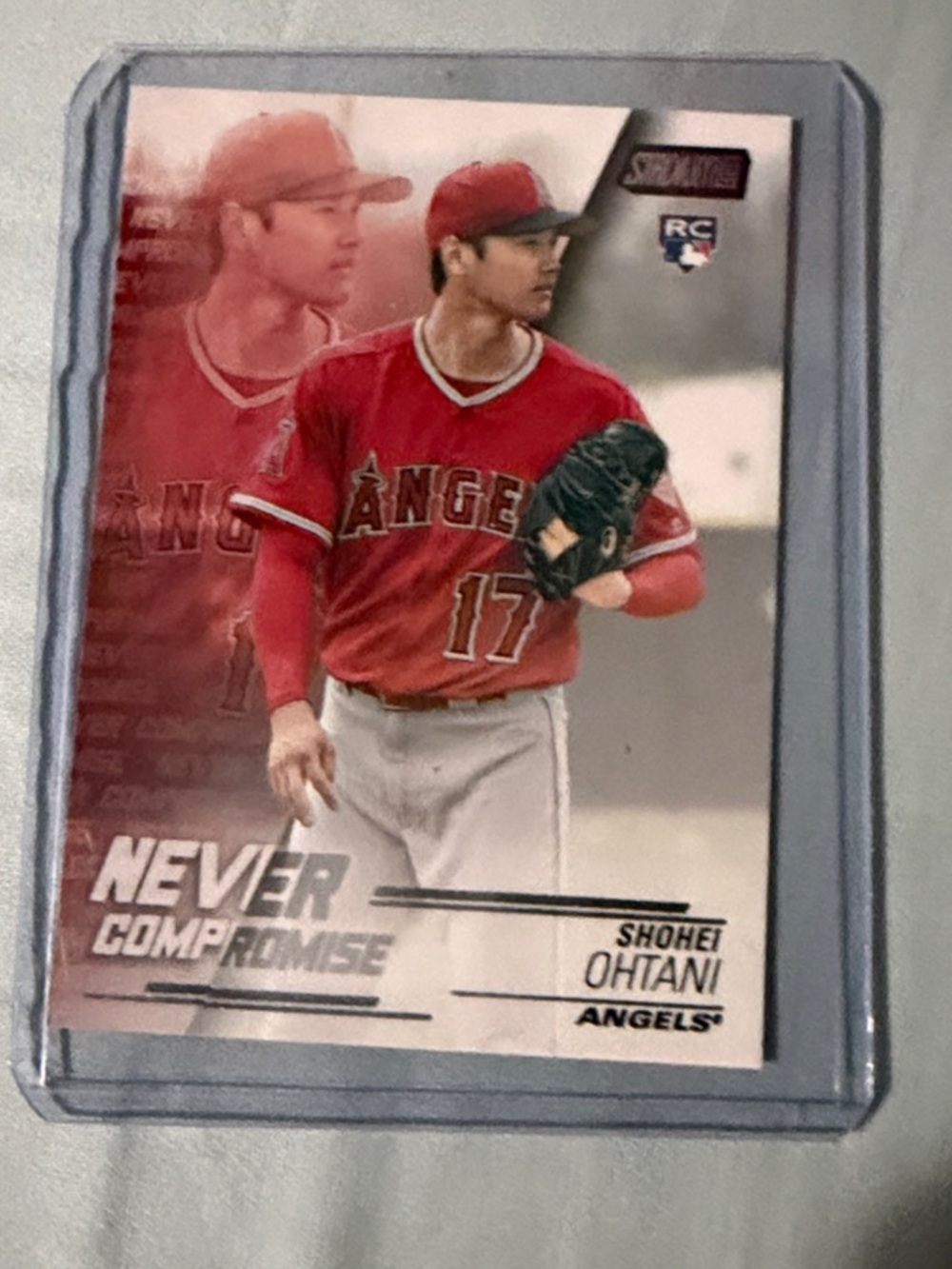 Topps Shohei Ohtani Card - Red and White Design